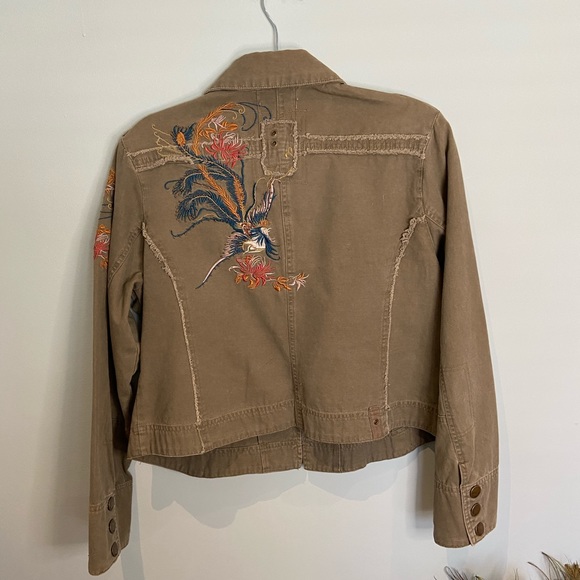 Urban Life Embroidered Cargo Jacket, XL - Picture 2 of 8